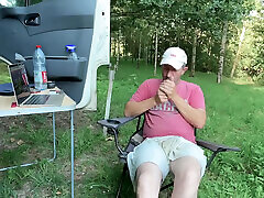 a guy who walks by and sees me showing off comes and fucks me with his big cock