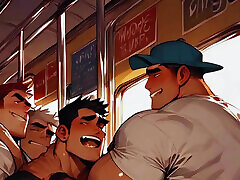 Gay sunny saree vedios on a Bus in Amsterdam. Anal and Cumshot Inside with People Watching