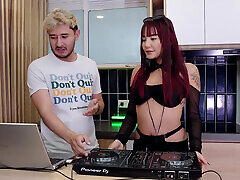I Fuck My Best Friend Dj in the Middle of Class and Fill Myself with Milk.