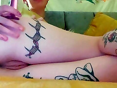 Horny amateur couple femdom freaks up anal on webcam