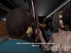 Leon eating Ashley in public