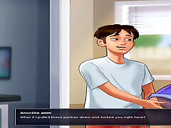 Stepmom with xxxx voids caught off guard - summertime saga