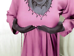 Beautiful Amena Bhabhi has sex indoors wearing a burqa and hijab