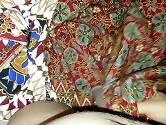 cum on Aunty&039;s lungi Textil Motif Batik AYU 526
