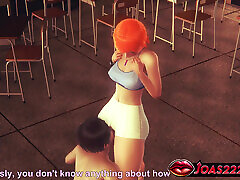 Redhead Teen Pussy Licking & Fingering - Intense Orgasm in 3D Hentai Animation