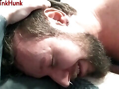 A Hefty Hairy Bear Loads Me with Cum Several Times and Then Fists Me