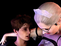 Maid Esmeralda Serving Her Mastrer