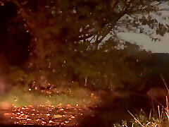 Naked outside when a car passes I hide