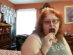 BBW redhead buy cash money Nurse vicki licks and sucks on an ice cream