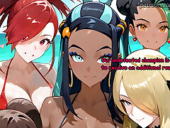 Enjoy the beach rewarding ceremony with Pokegirls Sex JOI