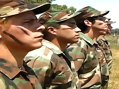 Fucked by 2 military outdoor