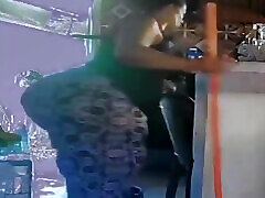 Granny Have No Clue I Am Filming Her Clean up