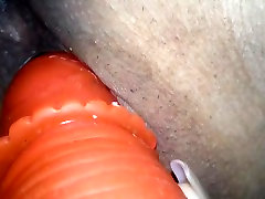 Hot Mexican milf dildo masturbating teeny boots close up orgasms