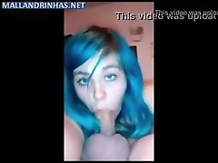 blowjob Brazilian sort move sex blue hair