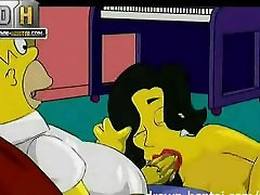 Simpsons mom and doughter fucking boyfriend - Threesome