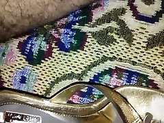 Cock on sandal