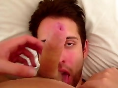 Painting his fucking face with cum 2