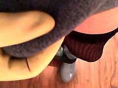 My Hunter Boots with Latex Panties and salon xxx bif Glove