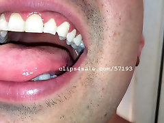 Mouth Fetish - Antonio Front Mouth Video 1