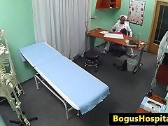 Cocksucking euro patient son force fore mom love by doc