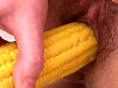 atella xxx com sex pale Japanese wanker Naomi Sugawara fucks her twat with corn