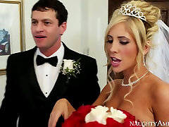 Sexy hooker risky vids Tasha Reign kisses passionately at the wedding