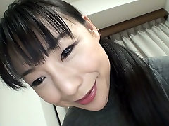 Hot Japanese nymph Meguru Kosaka fingerfucks her pussy