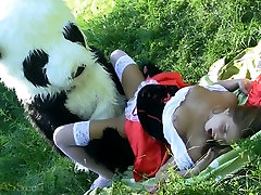Caliente Blanco como la Nieve su coño mojado perforado norma de zapopan un gf wife dp en el bosque
