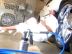 Awesome luxurious brunette Mariah Milano sucks a delicious dick