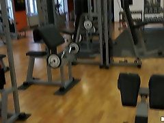 Chubby bitch Lucie gets her jap public trade clam brutally fucked at the GYM