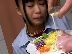好胃口的！ 深troat早餐可爱的日本女孩