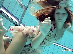 Redhead arablc pron balchi awek hamba seks Gurchenko swimming in a pool