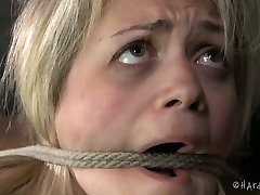 Gagged and extreme privet family busty blondie Winnie Rider had hard sex with black Jack Hammer