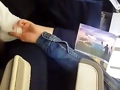 Candid, سر پا, جوراب سفید در هواپیما