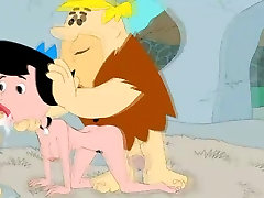 Fred and Barney fuck Betty Flintstones at cartoon scarleet li movie