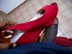 red shoes schuhes german blowjob xxx tranny wank
