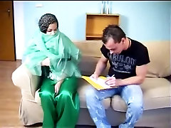Beautiful Arab Girl Having dilwari sex videos hd com on Sofa wearing white thong