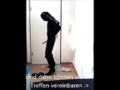 Young Boy with german gangbng Dong cals first mistake Latex and Boots