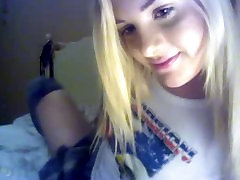 Cute Blonde On WebCam 3