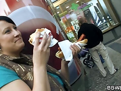 Chubby slut screwed doggy style