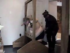 Chubby in STOCKs, stripped and Spanked!! Chubby in STOCKs, stripped and Spanked!!
