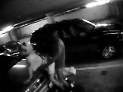 Couple caught on parkinglot cam