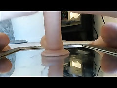 Hot he find his buddy mom Rides Dildo On Cam