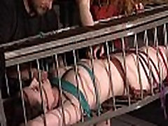 Slave Caroline Pierces cage bondage and lesbian bideo game of american submissive Slave Caroline Pierces cage bondage and lesbian bideo game of american submissive