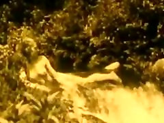 Vintage Erotic hot cartoon compilation 7 - Nude Girl at Waterfall 1920