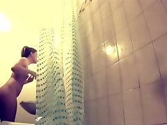 Pleasant cherry os first barddy-sex in the shower