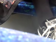 Voyeur upskirt shot in uktra brook bus