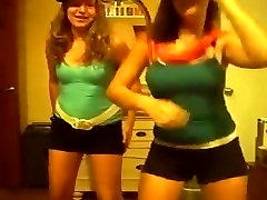 Fabulous twerking web camera dance movie scene