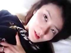Cute asian girl sucks and missionary fucks pov