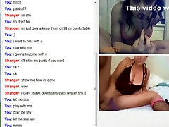 Lesbian girls have a lucie abby winters session on omegle